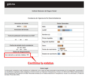 Cómo Tramitar la Constancia de No Derechohabiente del IMSS 2022