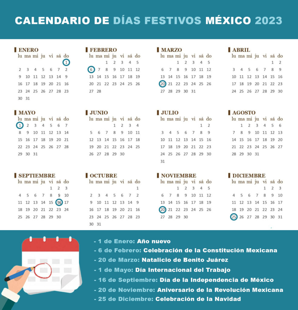 ¿cuáles Son Los Días Festivos En México 2023